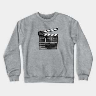 Movie Clapper Board Crewneck Sweatshirt